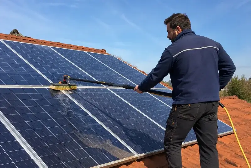 Nettoyage et entretien de panneaux solaires à Saint-Georges-des-Coteaux
